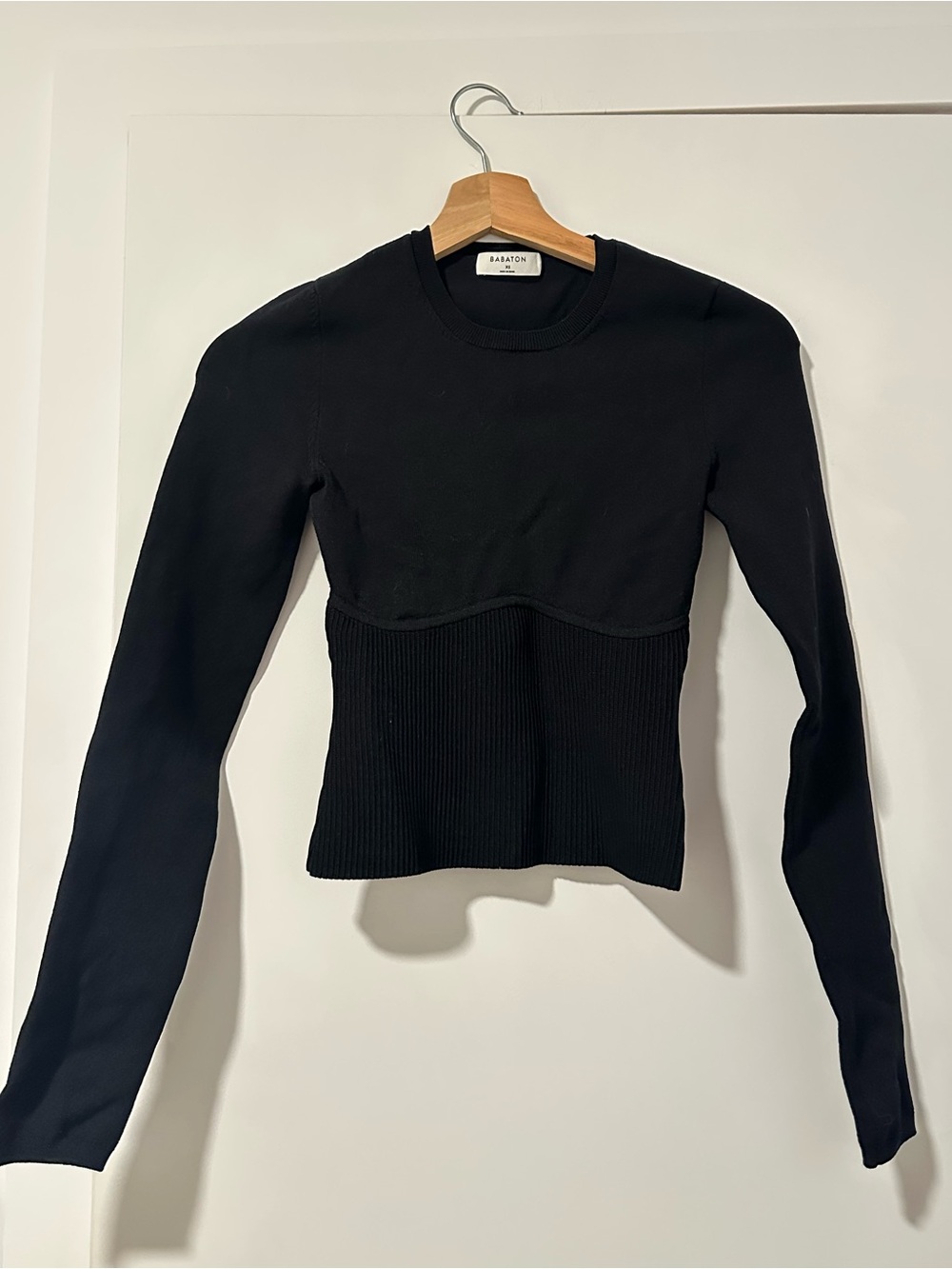 Aritzia Babaton sculpt knit longsleeve